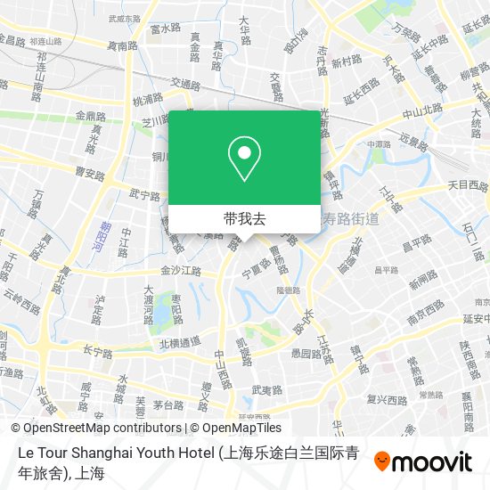 Le Tour Shanghai Youth Hotel (上海乐途白兰国际青年旅舍)地图