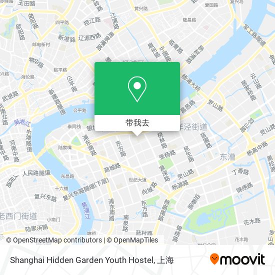 Shanghai Hidden Garden Youth Hostel地图