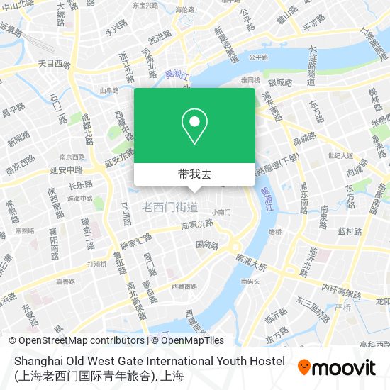 Shanghai Old West Gate International Youth Hostel (上海老西门国际青年旅舍)地图