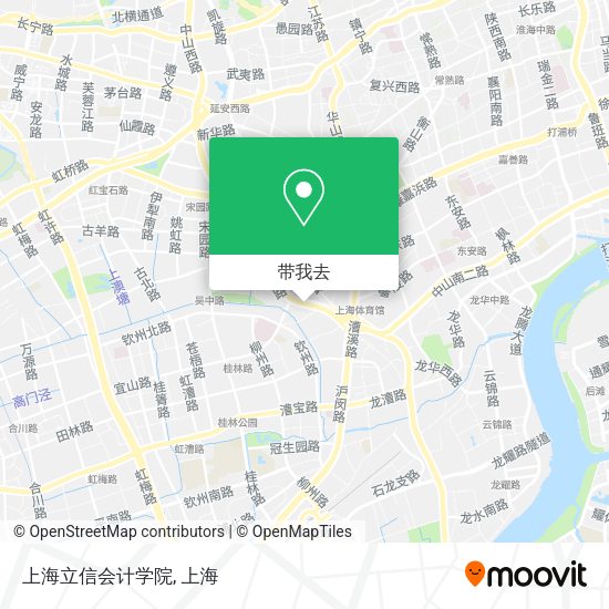 上海立信会计学院地图