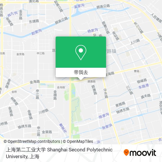 上海第二工业大学 Shanghai Second Polytechnic University地图