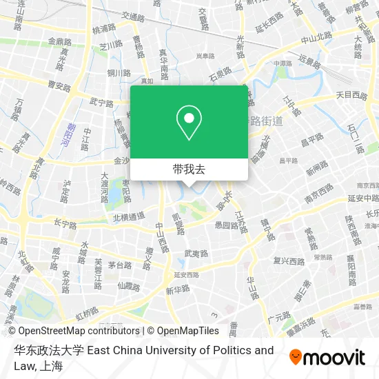 华东政法大学 East China University of Politics and Law地图