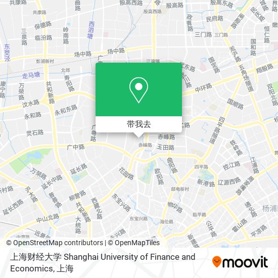 上海财经大学 Shanghai University of Finance and Economics地图