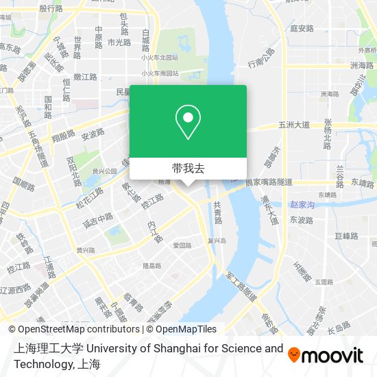 上海理工大学 University of Shanghai for Science and Technology地图