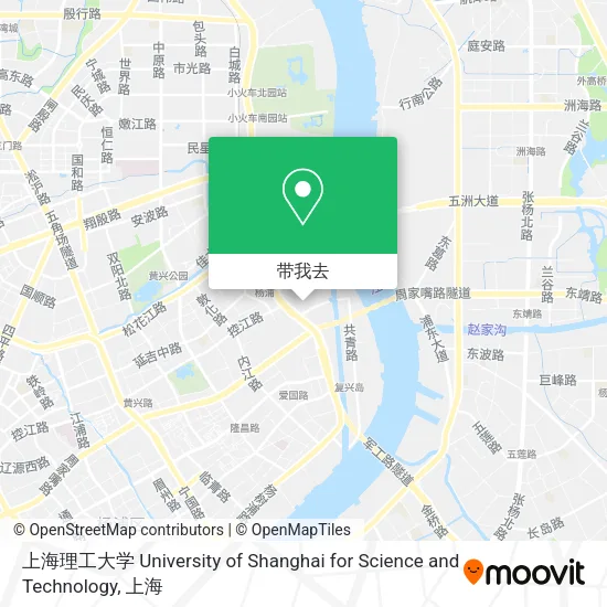 上海理工大学 University of Shanghai for Science and Technology地图