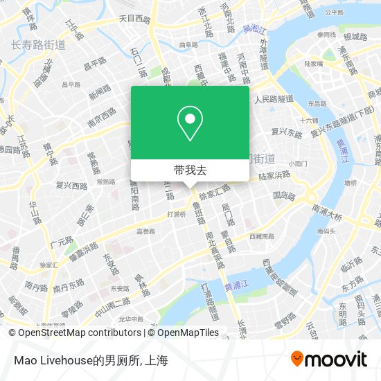 Mao Livehouse的男厕所地图