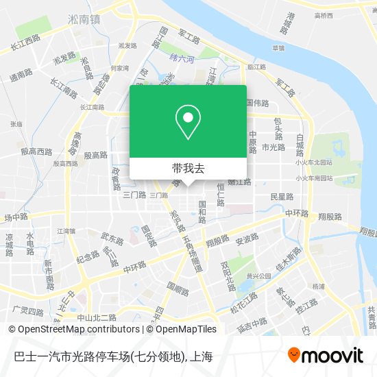 巴士一汽市光路停车场(七分领地)地图