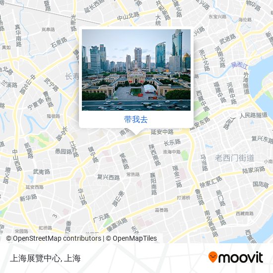 上海展覽中心地图