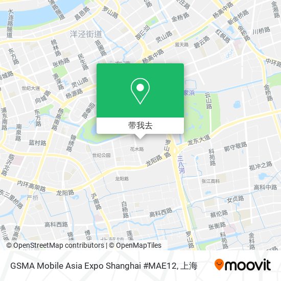 GSMA Mobile Asia Expo Shanghai #MAE12地图