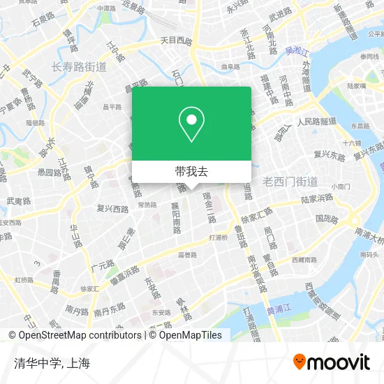 清华中学地图