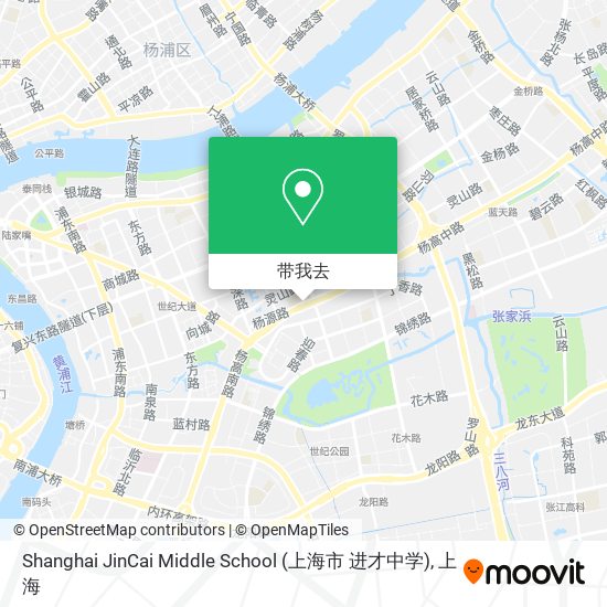 Shanghai JinCai Middle School (上海市 进才中学)地图