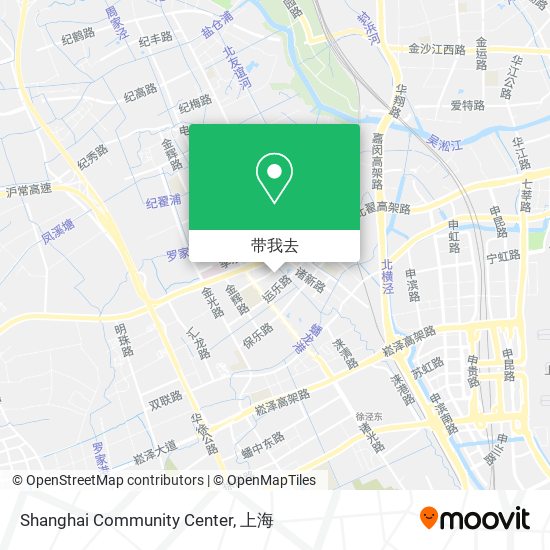 Shanghai Community Center地图