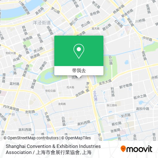 Shanghai Convention & Exhibition Industries Association / 上海市會展行業協會地图
