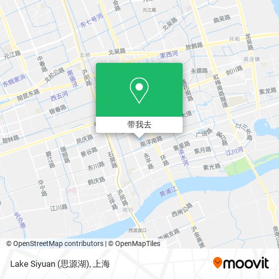Lake Siyuan (思源湖)地图