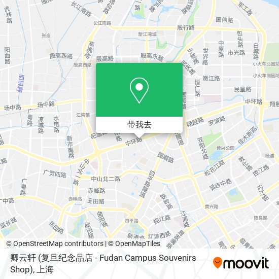 卿云轩 (复旦纪念品店 - Fudan Campus Souvenirs Shop)地图