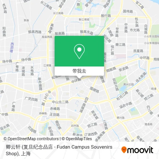 卿云轩 (复旦纪念品店 - Fudan Campus Souvenirs Shop)地图