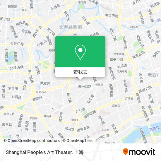 Shanghai People's Art Theater地图