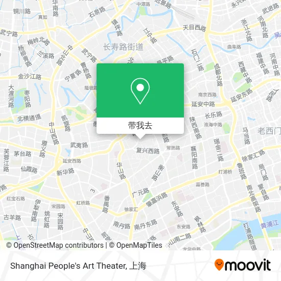 Shanghai People's Art Theater地图