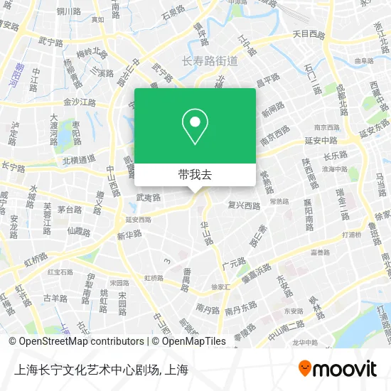 上海长宁文化艺术中心剧场地图