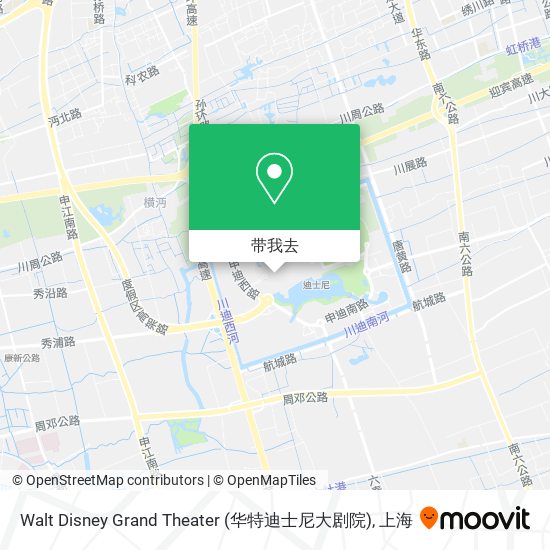 Walt Disney Grand Theater (华特迪士尼大剧院)地图
