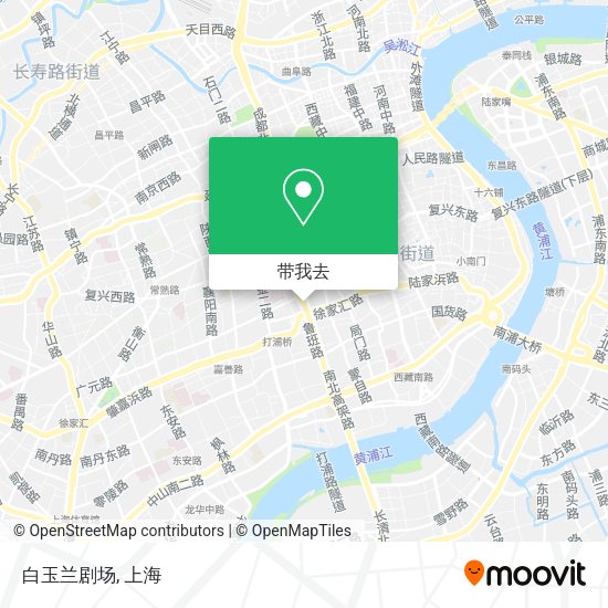 白玉兰剧场地图