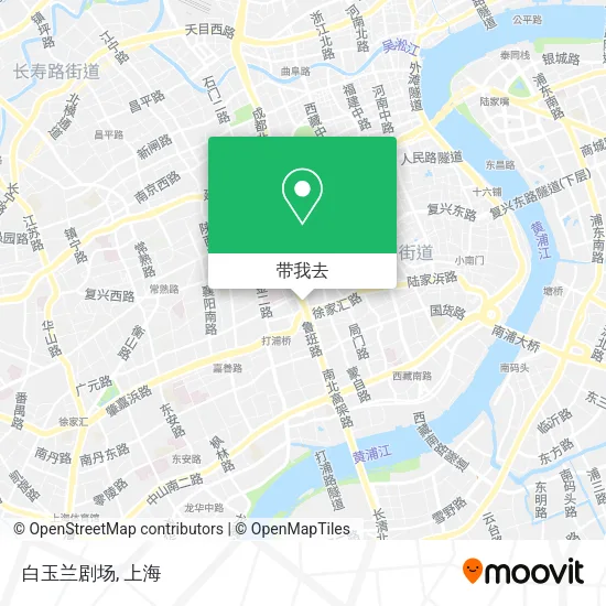 白玉兰剧场地图