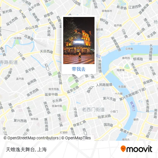 天蟾逸夫舞台地图