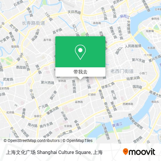 上海文化广场 Shanghai Culture Square地图