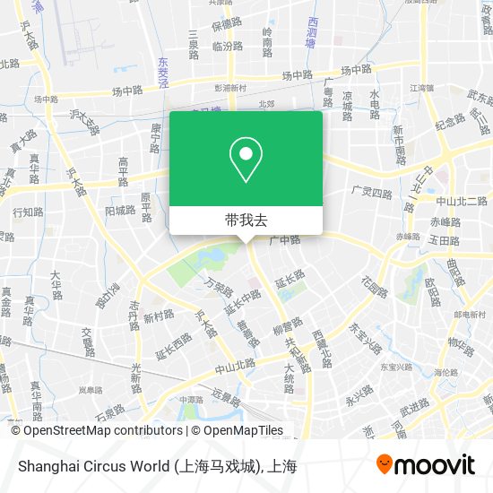 Shanghai Circus World (上海马戏城)地图