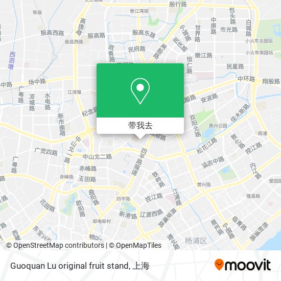 Guoquan Lu original fruit stand地图