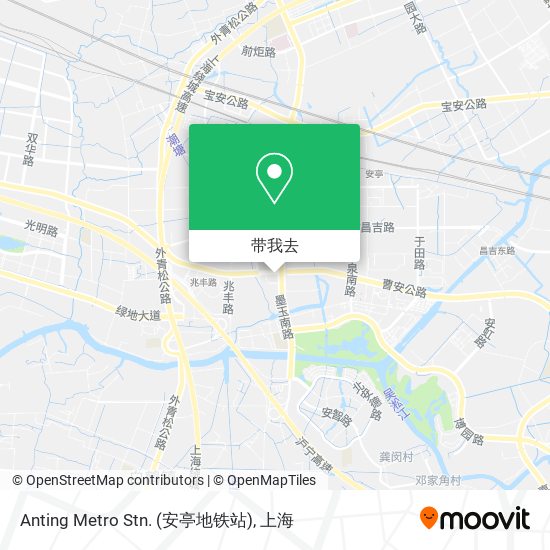 Anting Metro Stn. (安亭地铁站)地图