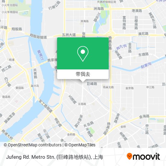 Jufeng Rd. Metro Stn. (巨峰路地铁站)地图