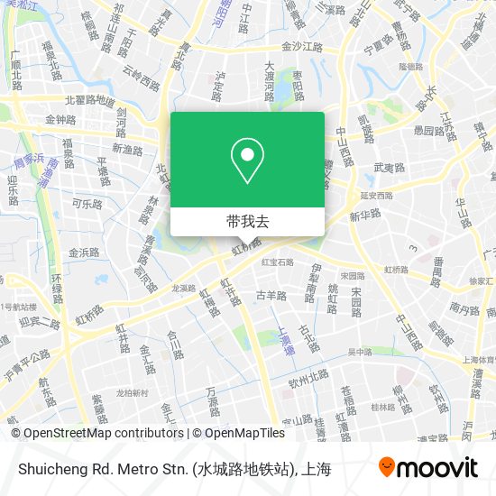 Shuicheng Rd. Metro Stn. (水城路地铁站)地图