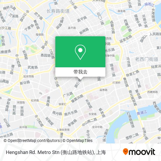 Hengshan Rd. Metro Stn (衡山路地铁站)地图