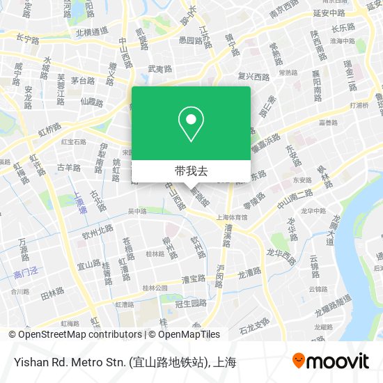 Yishan Rd. Metro Stn. (宜山路地铁站)地图