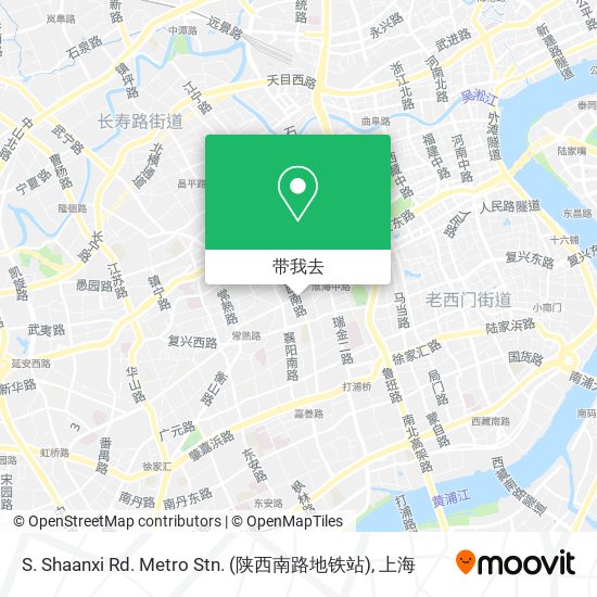 S. Shaanxi Rd. Metro Stn. (陕西南路地铁站)地图