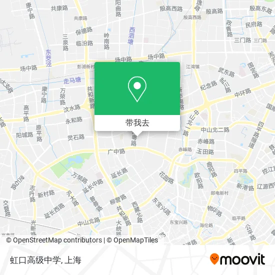 虹口高级中学地图