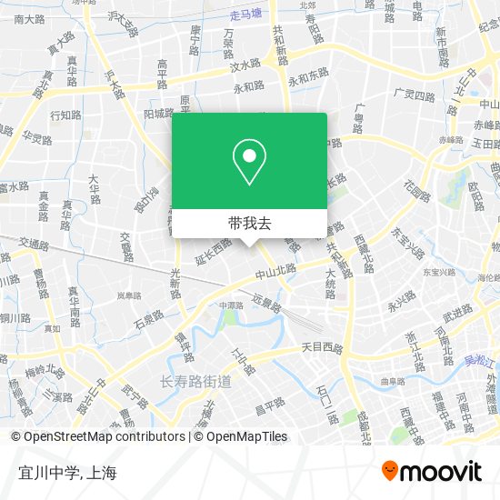 宜川中学地图