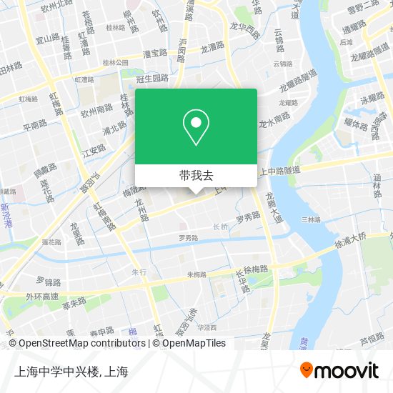上海中学中兴楼地图