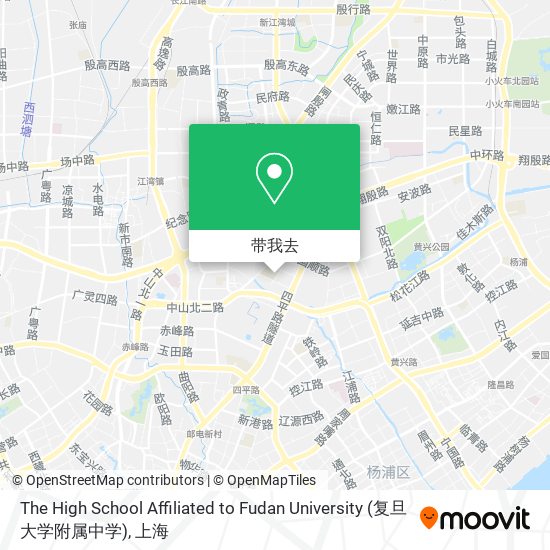 The High School Affiliated to Fudan University (复旦大学附属中学)地图