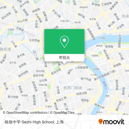 格致中学 Gezhi High School地图