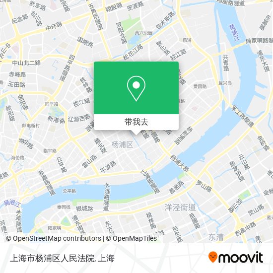 上海市杨浦区人民法院地图
