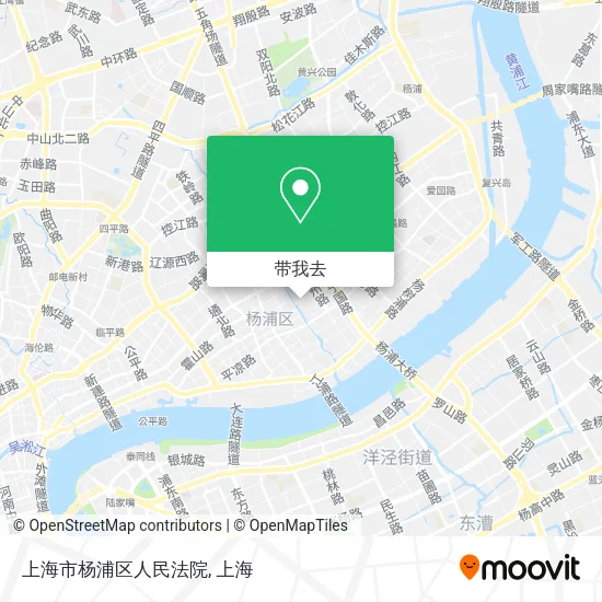 上海市杨浦区人民法院地图