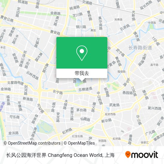 长风公园海洋世界 Changfeng Ocean World地图
