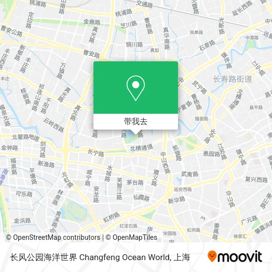 长风公园海洋世界 Changfeng Ocean World地图