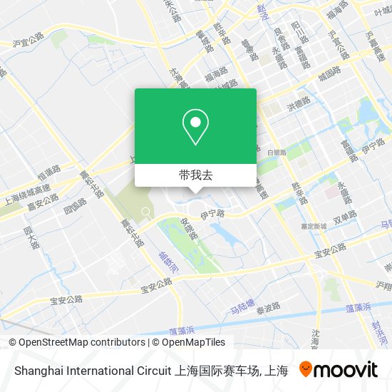 Shanghai International Circuit 上海国际赛车场地图