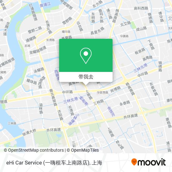 eHi Car Service (一嗨租车上南路店)地图