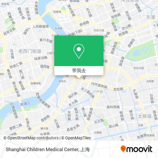 Shanghai Children Medical Center地图
