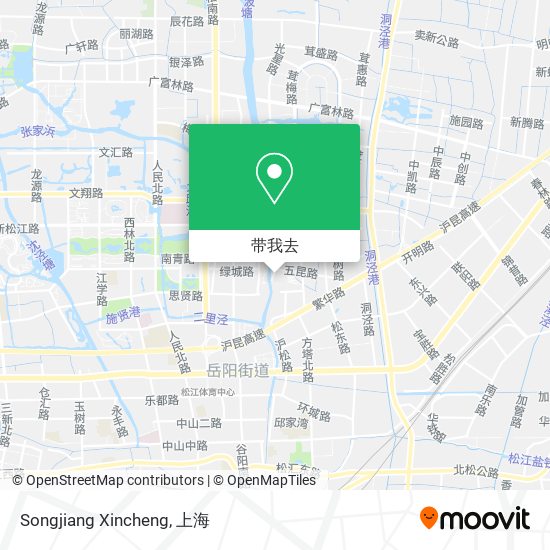 Songjiang Xincheng地图
