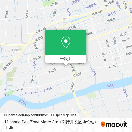 Minhang Dev. Zone Metro Stn. (闵行开发区地铁站)地图